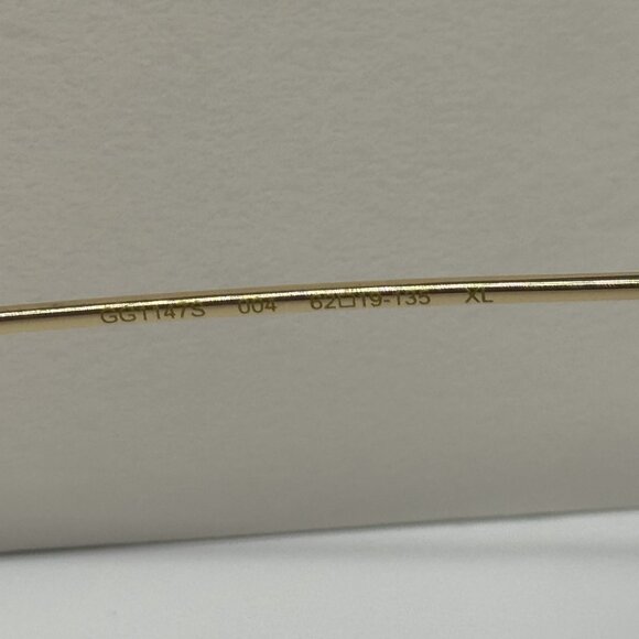 NEW GUCCI SUNGLASSES GG1147S 004 GOLD BLUE WOMEN EYEWEAR GUCCI PLUS EARRINGS main image 11